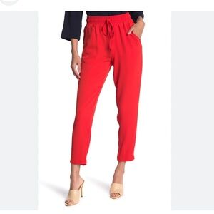 Melloday Women's Size X-Large Red/Orange Casual Pants